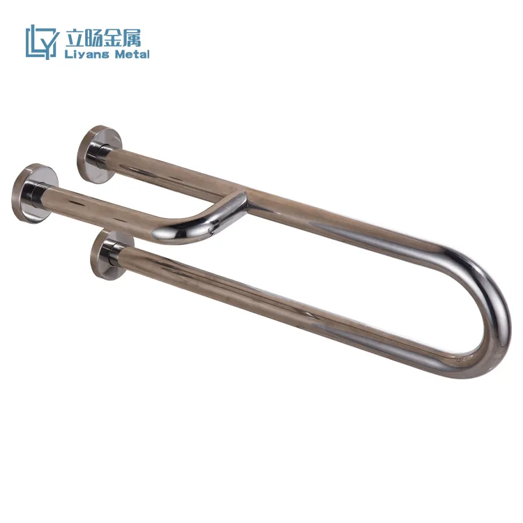 Angled Grab Bar For Toilet
