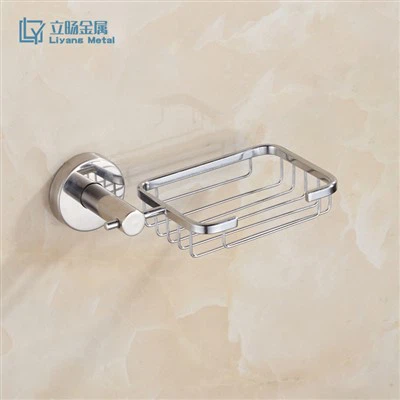 Tvålhållare i rostfritt stål Väggmonterad